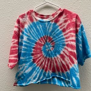 Tie dye crop top